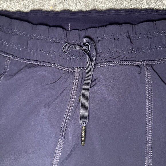 LULULEMON Track To Reality Pant II Women 2 Navy Blue Lined Reflective Jogger - Picture 6 of 14